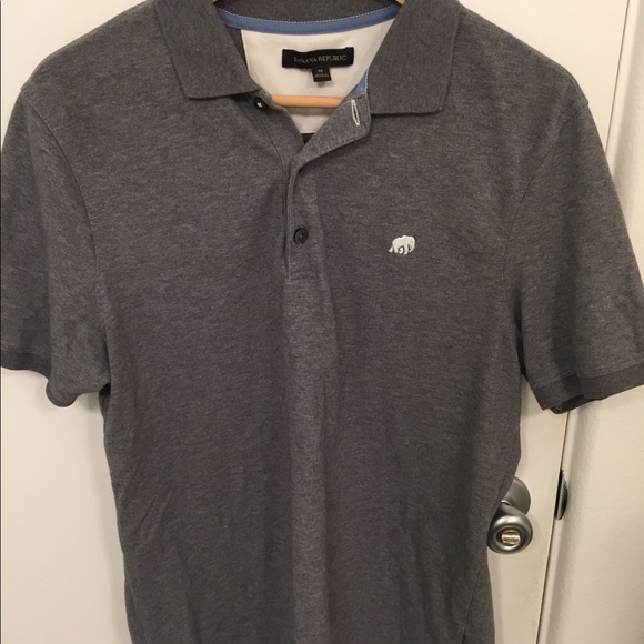 Banana Republic polo grey medium - Picture 2 of 5